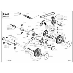 COURROIE DE TRACTION RM41B...