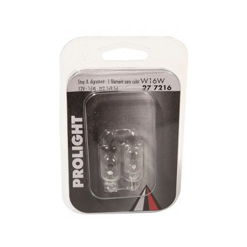 Blister de 2 ampoules 12V W16W