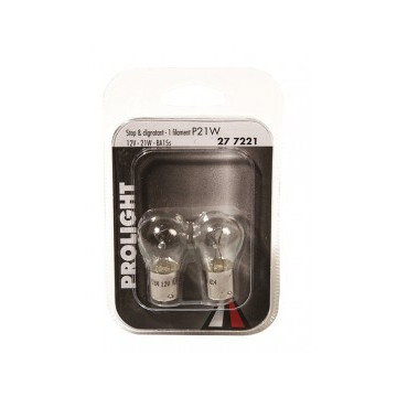 Blister de 2 ampoules 12V 21W