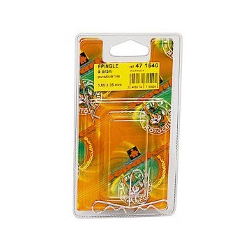 Blister épingles à cran x5