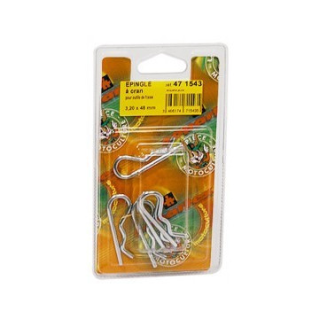 Blister épingles à cran x5
