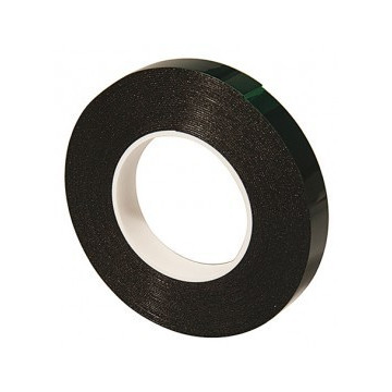Rouleau double face noir 19mm