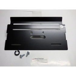 Tôle Arrière Noire Référence PB0340040009 en Remplacement du Capot Plastique