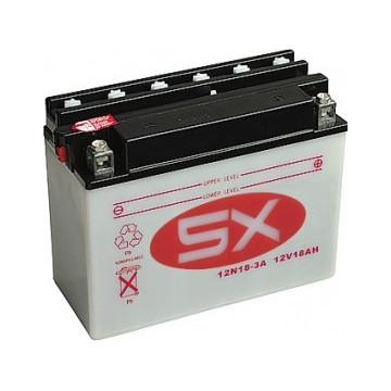 Batterie 12N18-3A + pack acide