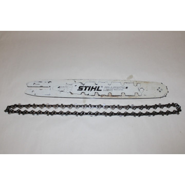 GUIDE + CHAINE 35CM (3/8...