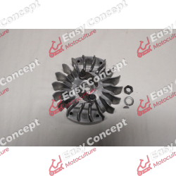 VOLANT + CLIQUETS DE LANCEUR TRONCONNEUSE HUSQVARNA 266 SE