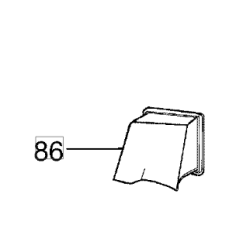 Bouchon Mulching Tondeuse Oléo-Mac / Staub Référence 66071059R