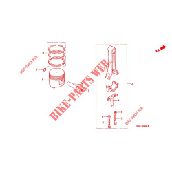 Piston (+ 0.25 mm) Origine...