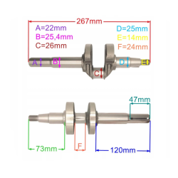 Vilbrequin Pour Moteur Emak...