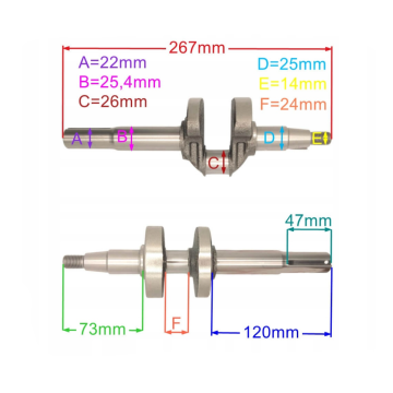 Vilbrequin Pour Moteur Emak...