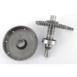 CLOCHE EMBRAYAGE + ARBRE +...