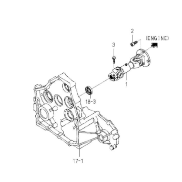Cardan Transmission Iseki...