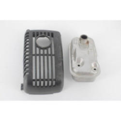 ECHAPPEMENT+GRILLE MOTEUR HONDA GXH 50 CODE MODELE GCAL