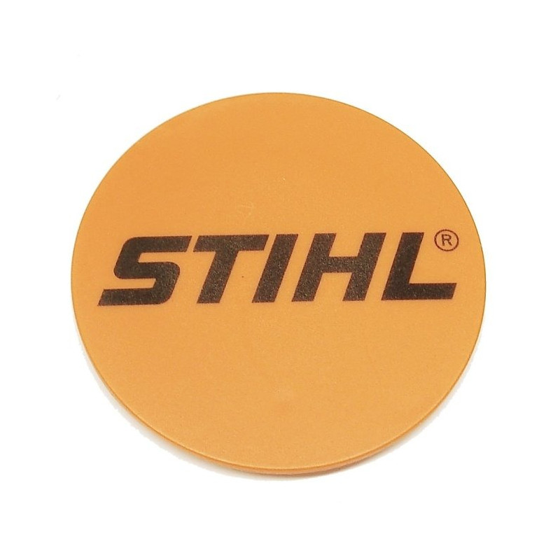 Plaque matr. ronde stihl d'origine Stihl référence 0000 967 1500