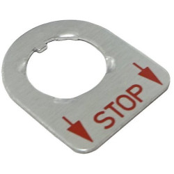 Plaque stop d'origine Stihl référence 0000 967 3506