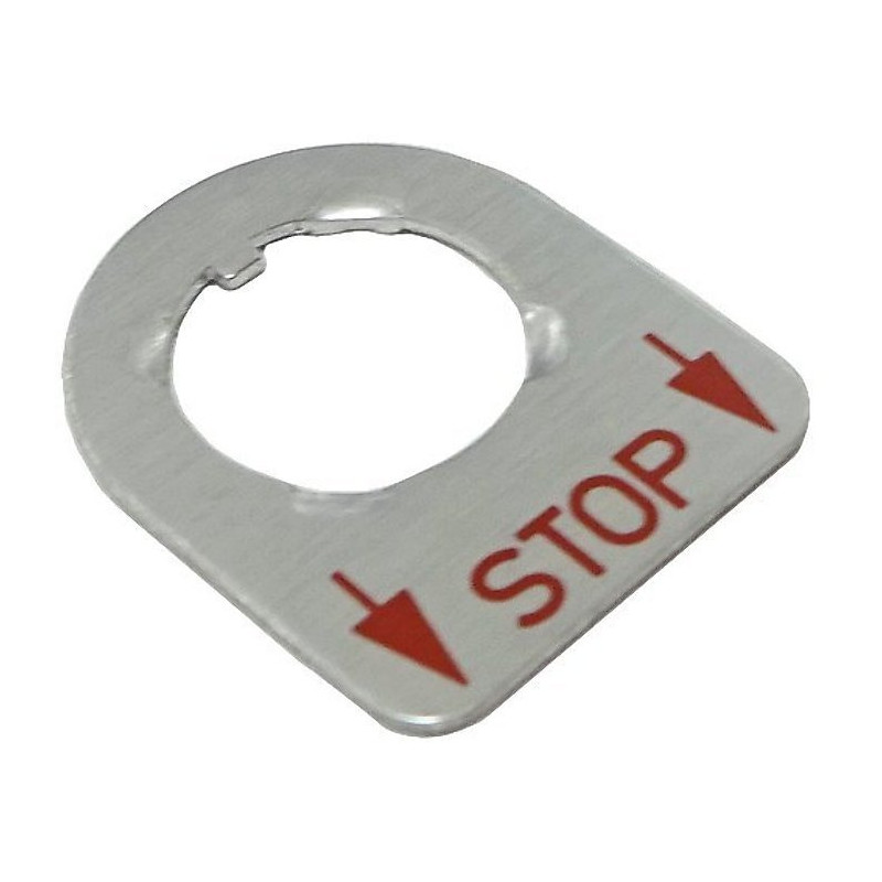 Plaque stop d'origine Stihl référence 0000 967 3506