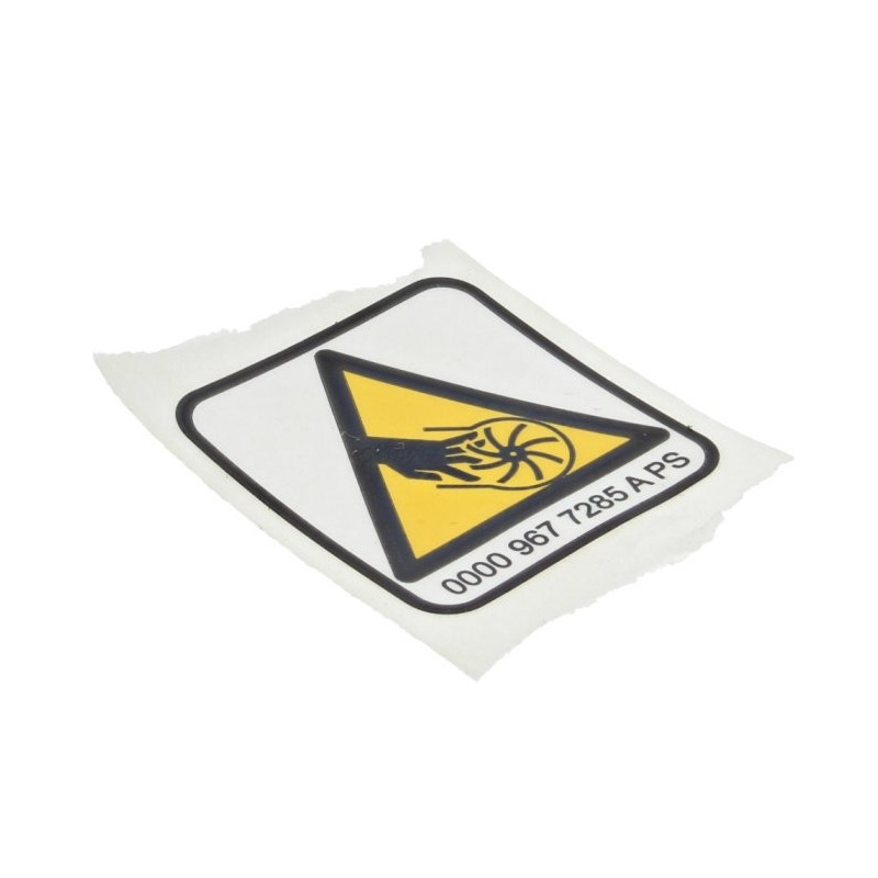 Pictogramme avertissement d'origine Stihl référence 0000 967 7285