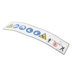 Pictogramme d'avertissement HL d'origine Stihl référence 0000 967 7294