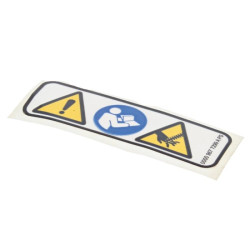 Pictogramme d'avertissement d'origine Stihl référence 0000 967 7299