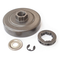 Jeu pignon a anneau 3/8 8 dts d'origine Stihl référence 1111 640 2026