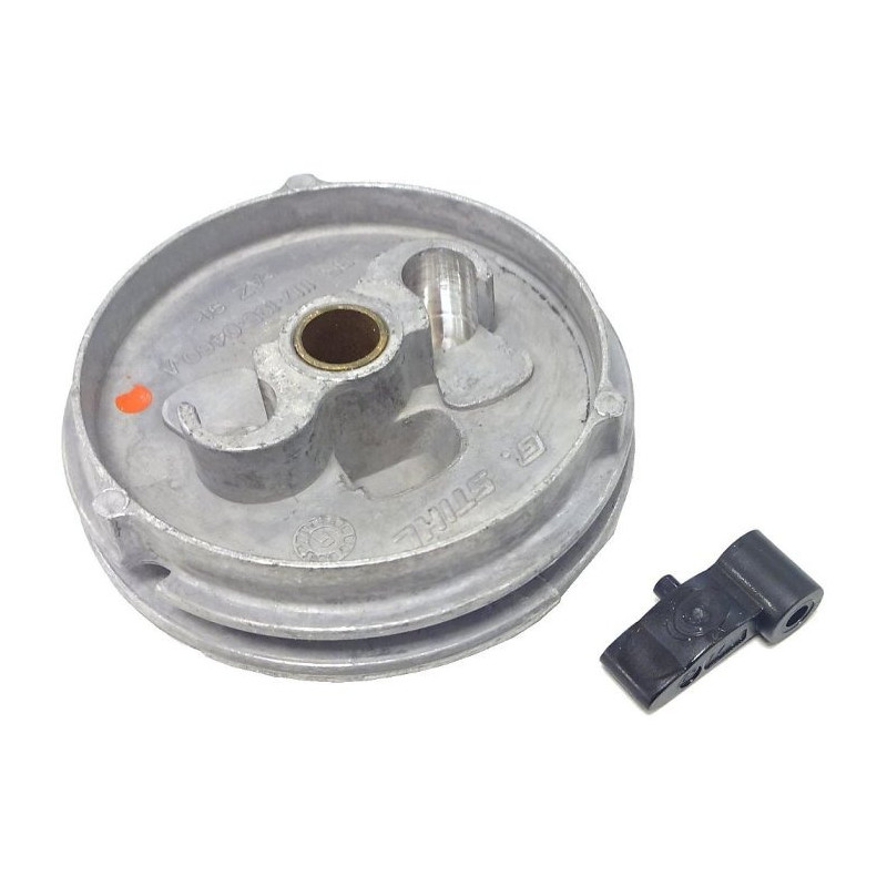 Jeu poulie a cable/cliquet d'origine Stihl référence 1117 007 1014
