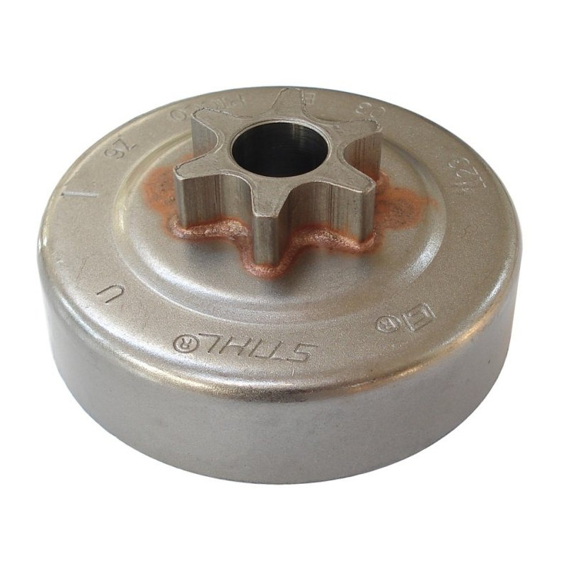 Pignon profile 3/8p 6 dts d'origine Stihl référence 1123 640 2003