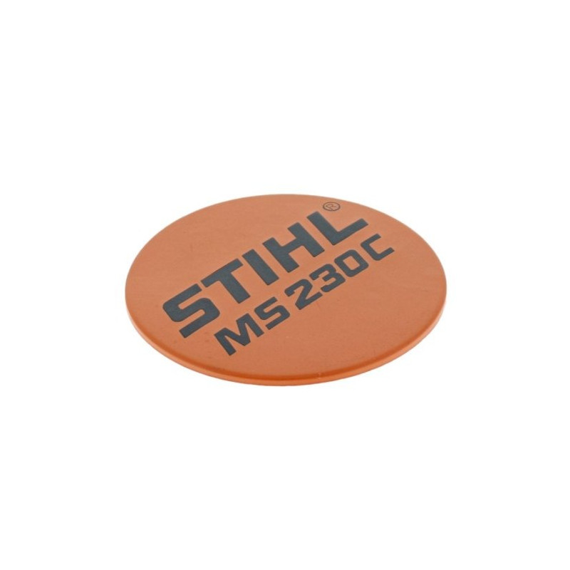 Plaque matricule ms 230 c-be d'origine Stihl référence 1123 967 1513