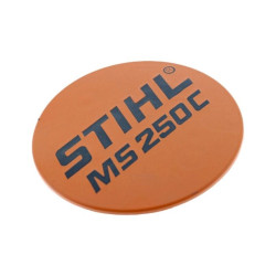 Plaque matricule ms 250c d'origine Stihl référence 1123 967 1515