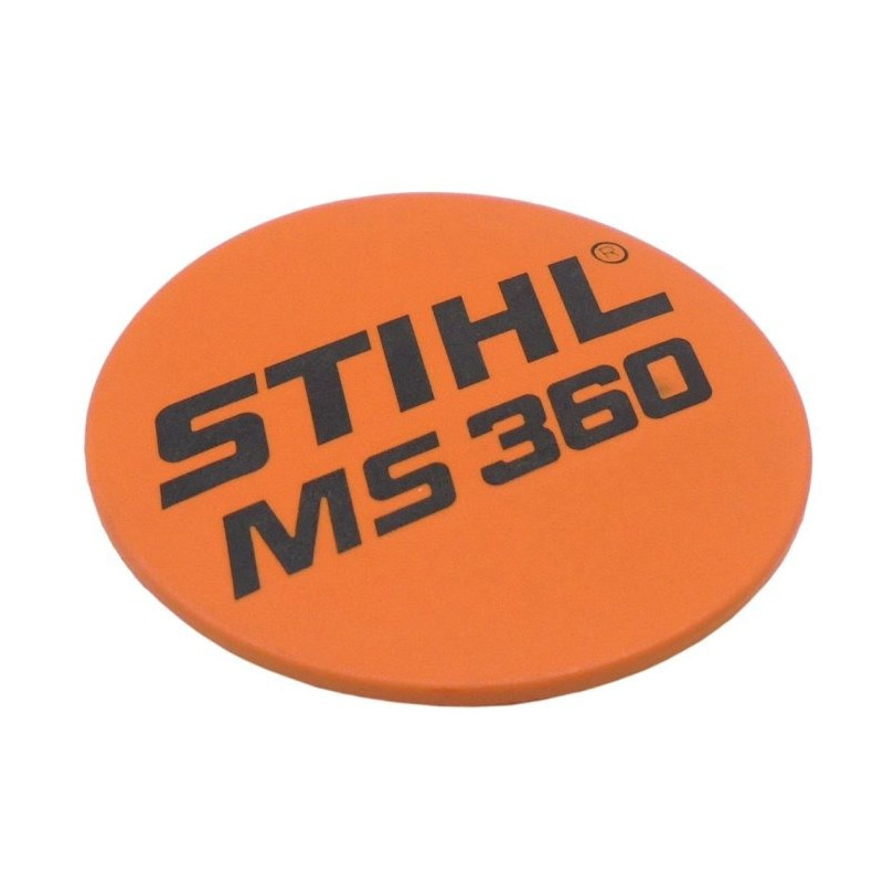 Plaque matr. ms 360 d'origine Stihl référence 1125 967 1510