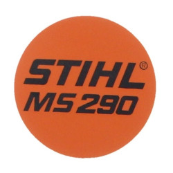 Plaque matricule ms 290 d'origine Stihl référence 1127 967 1501