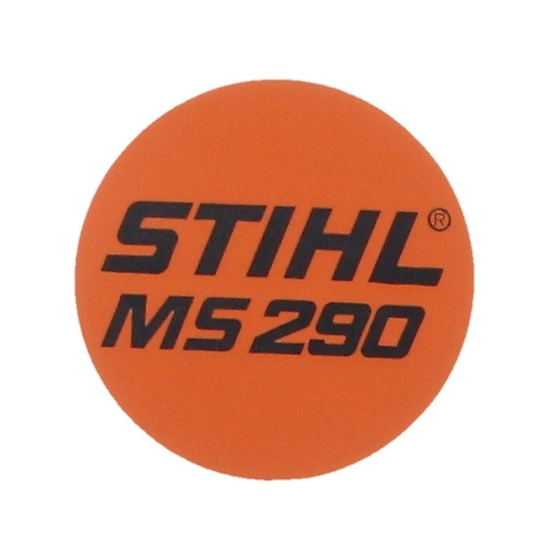 Plaque matricule ms 290 d'origine Stihl référence 1127 967 1501