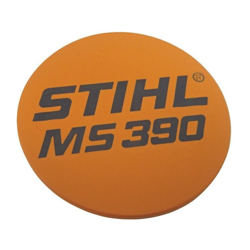 Plaque matricule ms 390 d'origine Stihl référence 1127 967 1502