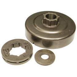 Jeu pignon a anneau 3/8 8 dts d'origine Stihl référence 1128 007 1001