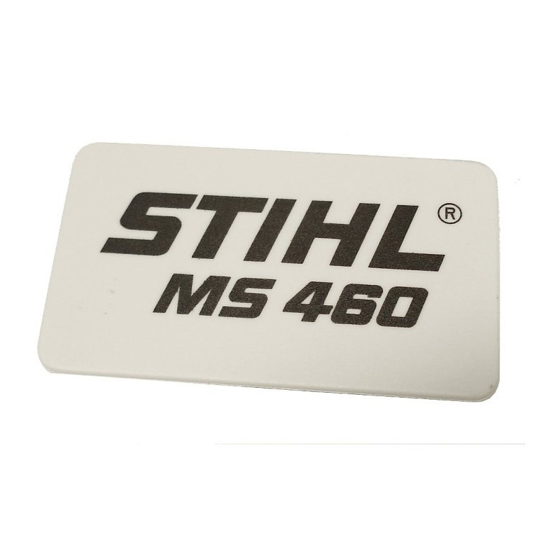 Plaque matric. ms 460 d'origine Stihl référence 1128 967 1513