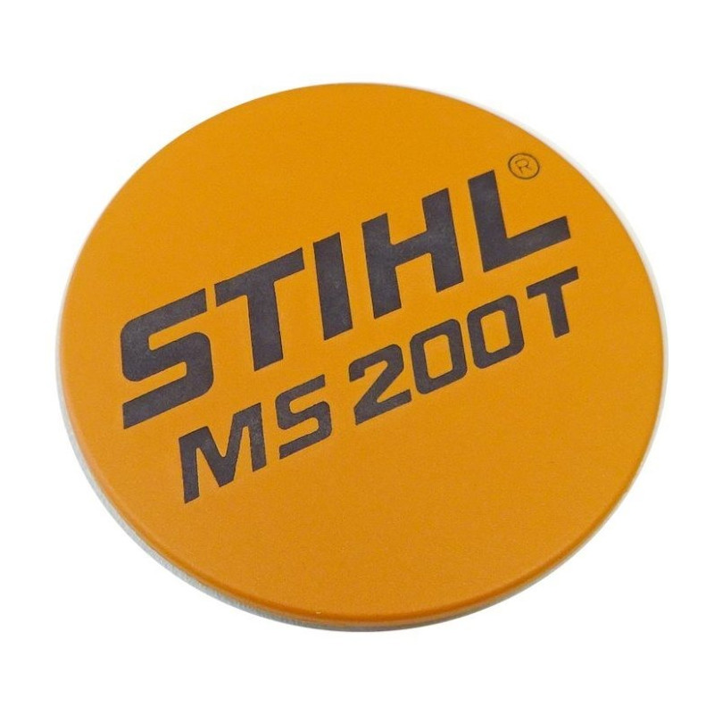 Plaque matricule ms 200t d'origine Stihl référence 1129 967 1503