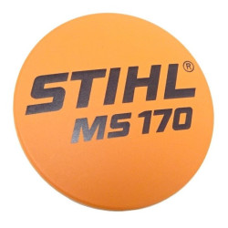Plaque matricule ms 170 d'origine Stihl référence 1130 967 1504