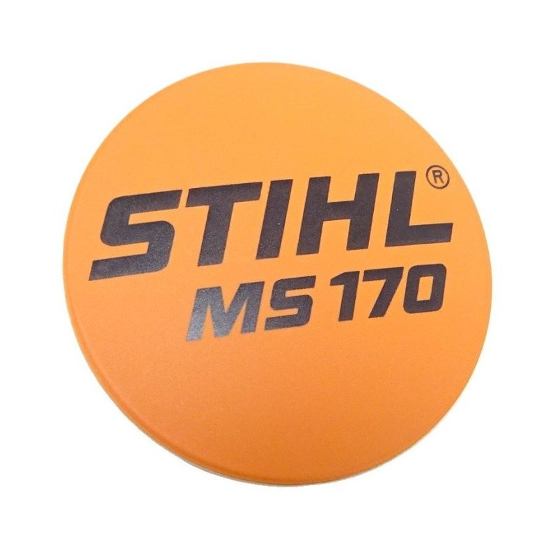 Plaque matricule ms 170 d'origine Stihl référence 1130 967 1504