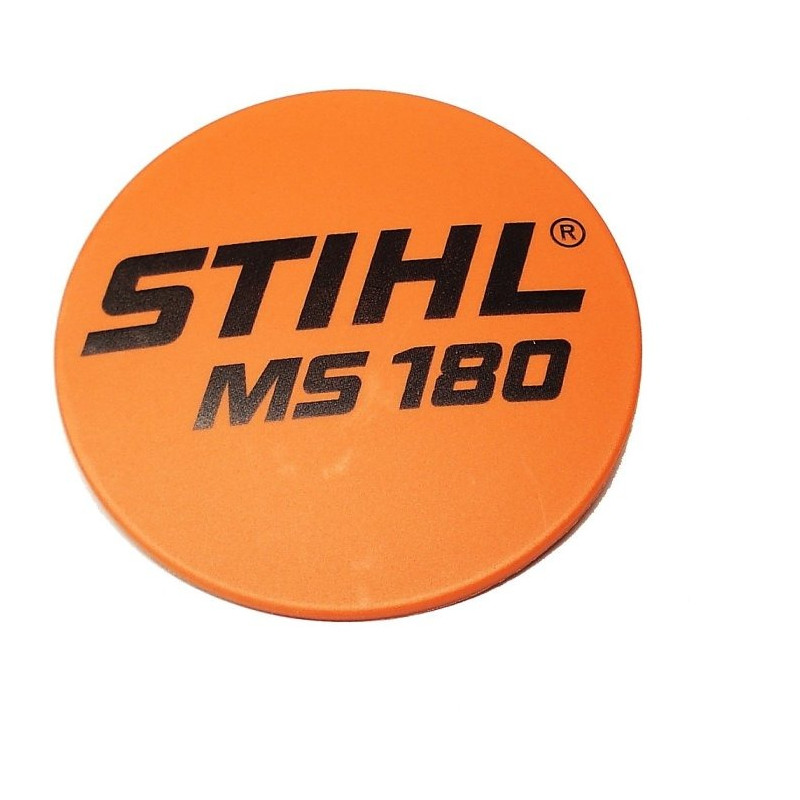 Plaque matricule ms 180 d'origine Stihl référence 1130 967 1505