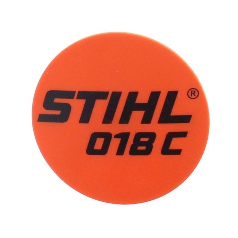 Plaque matricule ms 180c d'origine Stihl référence 1130 967 1506