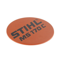 Plaque matricule ms 170c d'origine Stihl référence 1130 967 1508