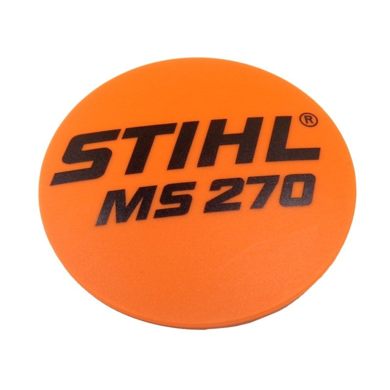 Plaque matricule ms 270 d'origine Stihl référence 1133 967 1500