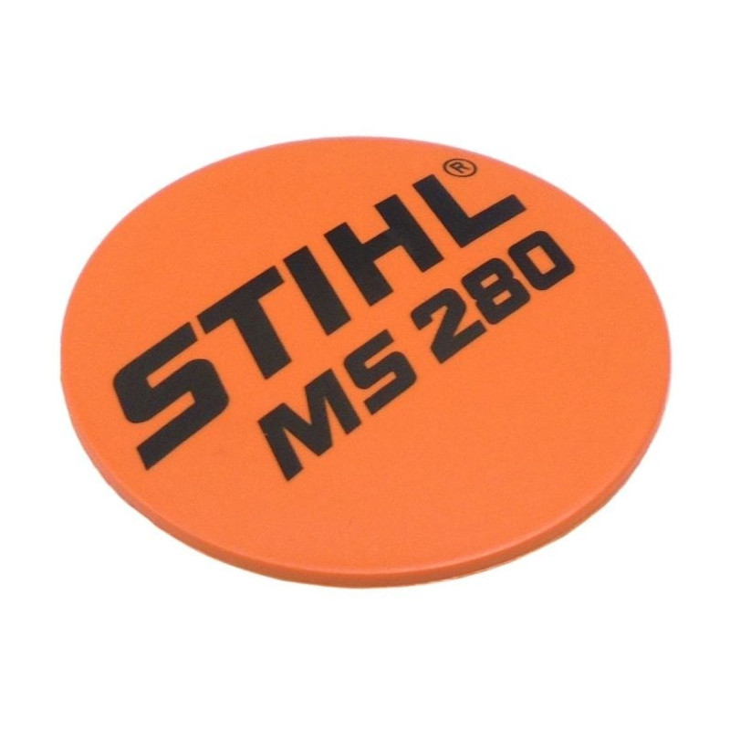 Plaque matricule ms 280 d'origine Stihl référence 1133 967 1501