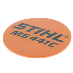 Plaque matric. ms 441 cm d'origine Stihl référence 1138 967 1501
