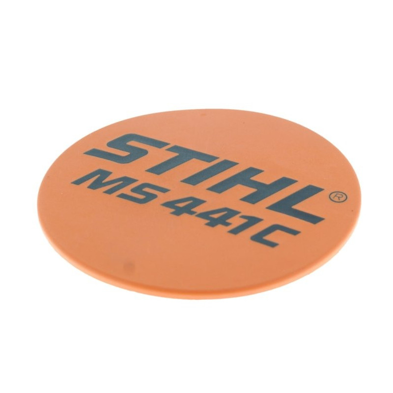 Plaque matric. ms 441 cm d'origine Stihl référence 1138 967 1501