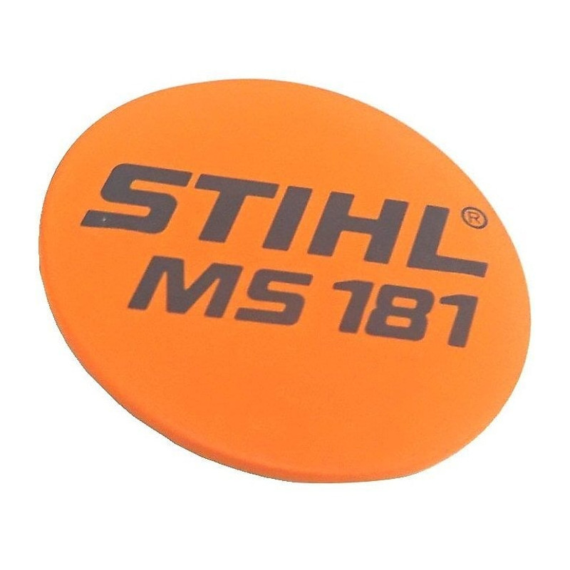 Plaque matricule ms 181 d'origine Stihl référence 1139 967 1501