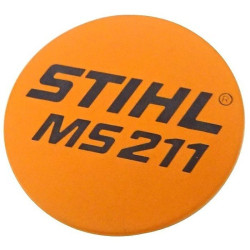 Plaque matricule ms 211 d'origine Stihl référence 1139 967 1503