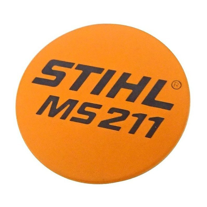 Plaque matricule ms 211 d'origine Stihl référence 1139 967 1503