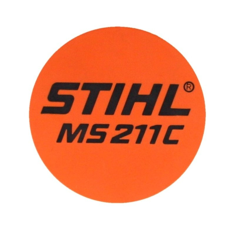Plaque matricule ms 211 c d'origine Stihl référence 1139 967 1504