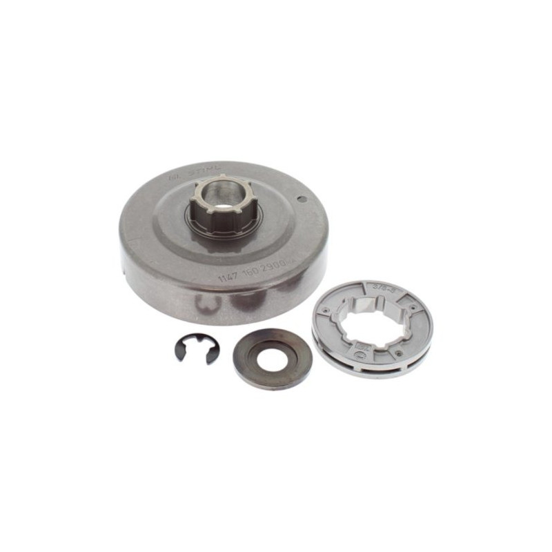 Jeu de pignon à anneau 3/8" 8D d'origine Stihl référence 1140 007 2501