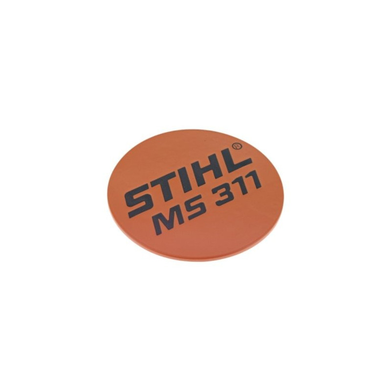 Plaque matricule ms 311 d'origine Stihl référence 1140 967 1501